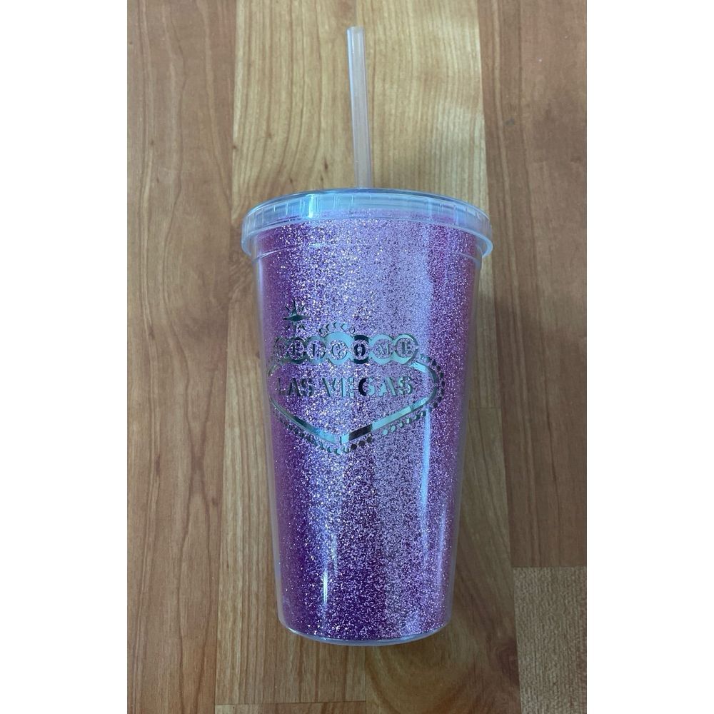 Pink Sequin Las Vegas Tumbler‎